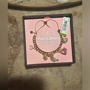Juicy couture adjustable charm bracelet